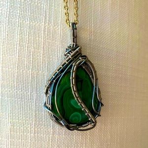 Malachite pendant